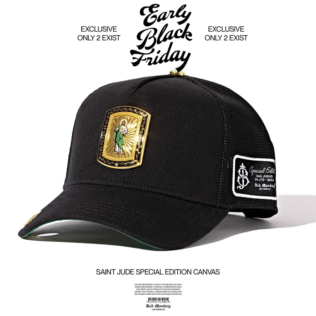 Saint Jude Special Edition Black Canvas